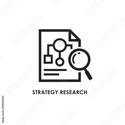 Minimalist Line Business Icon