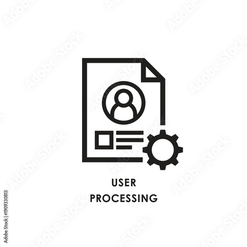 Minimalist Line Business Icon