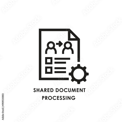 Minimalist Line Business Icon