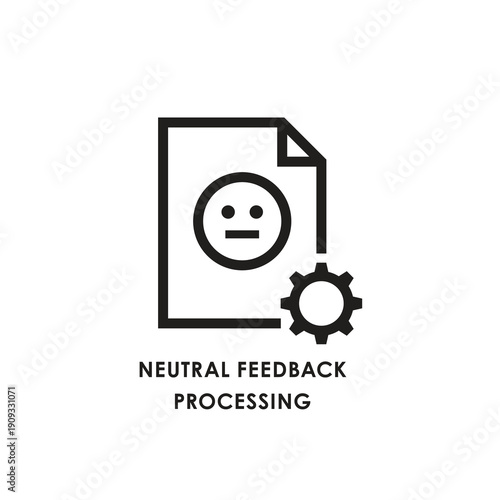 Minimalist Line Business Icon