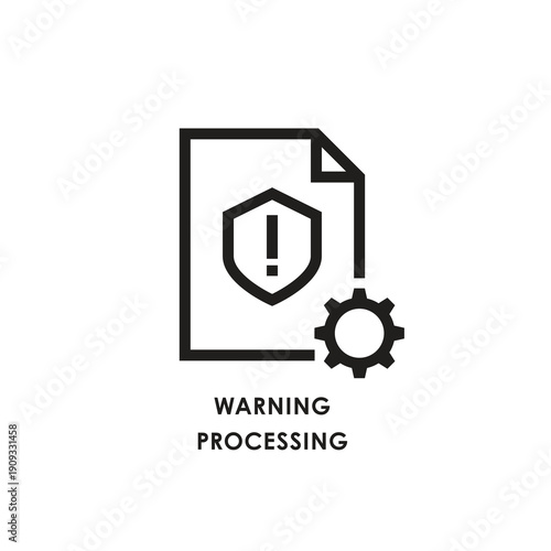 Minimalist Line Business Icon