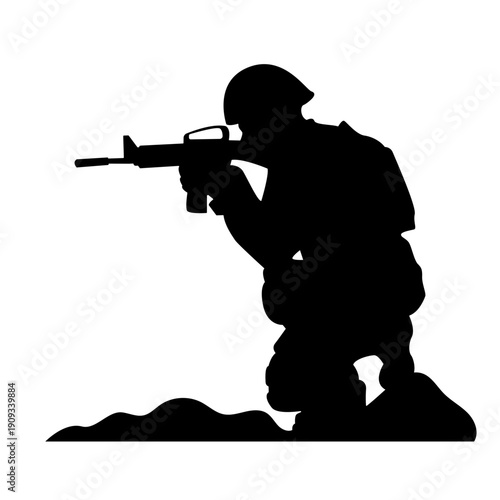 Military Soldier Silhouette