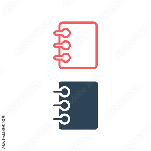 Book icons set. sign design illustration.