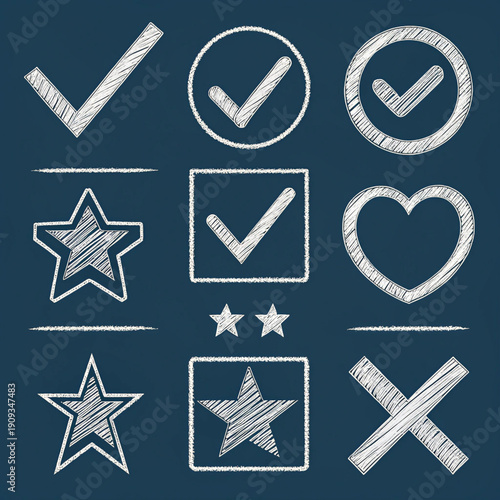 check mark icons