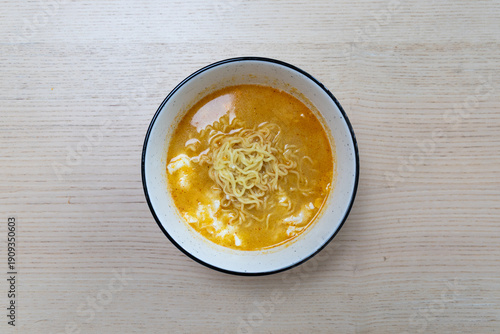 Wallpaper Mural A bowl of curry noodles soup. Torontodigital.ca