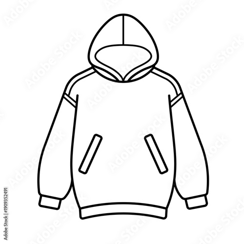 Hoodie icon isolated sign symbol vector illustration - high quality vector icons