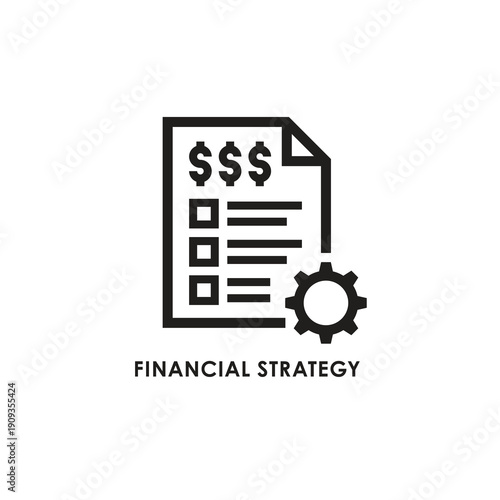 Minimalist Line Business Icon