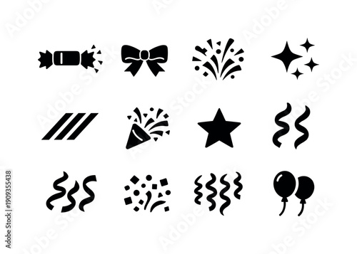 Building Tools. Filled icon set of Building Tools: hammer, wrench, screwdriver, saw, drill, measuring tape,