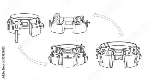 Tool Belt Evolution: From Basic to Professional Work Gear Collection