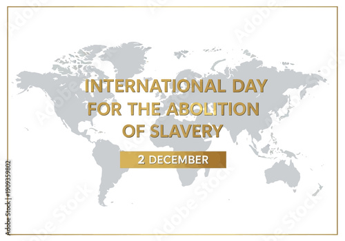 International day for the abolition of slavery world map