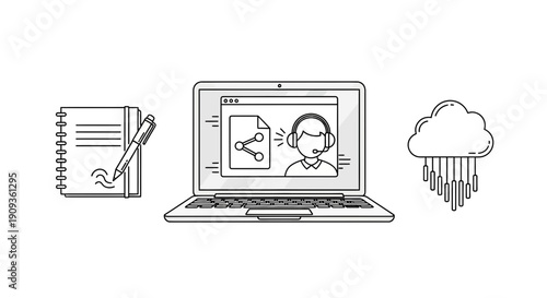 Online collaboration and digital document signing with cloud storage