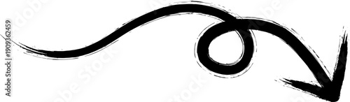 Varied hand-drawn black arrow outlines