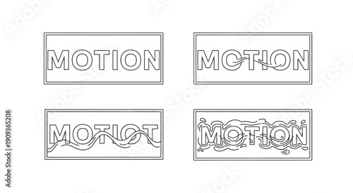 Dynamic Motion Text Effects: Creative Typography and Visual Motion Concepts