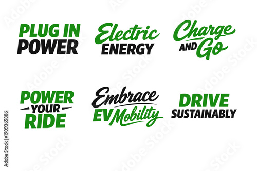 Electric vehicle slogans focusing on sustainability and energy efficiency