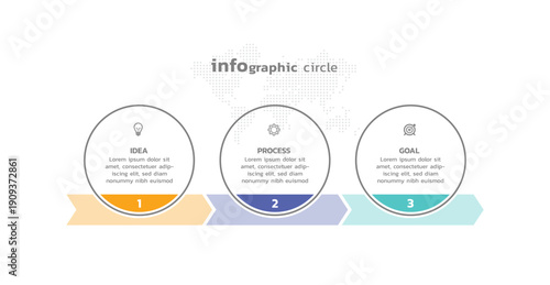 Presentation business abstract background infographic template colorful