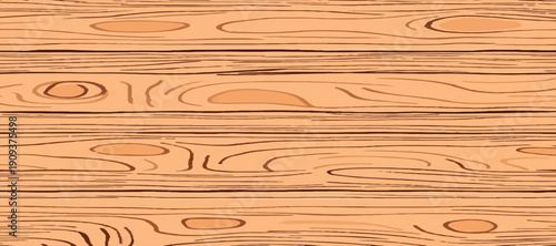 Seamless Wooden Texture Backgrounds – Natural Wood Grain Patterns Collection, Light Brown Timber Surface, Rustic Plank Boards, Vector Graphic Resource for Interior Design, Flooring, Furniture.