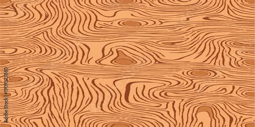 Seamless Wooden Texture Backgrounds – Natural Wood Grain Patterns Collection, Light Brown Timber Surface, Rustic Plank Boards, Vector Graphic Resource for Interior Design, Flooring, Furniture.