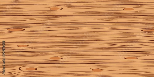 Seamless Wooden Texture Backgrounds – Natural Wood Grain Patterns Collection, Light Brown Timber Surface, Rustic Plank Boards, Vector Graphic Resource for Interior Design, Flooring, Furniture.