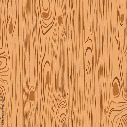 Seamless Wooden Texture Backgrounds – Natural Wood Grain Patterns Collection, Light Brown Timber Surface, Rustic Plank Boards, Vector Graphic Resource for Interior Design, Flooring, Furniture.