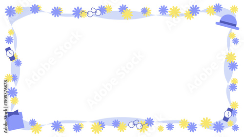 シンプルイラストフレーム　父の日