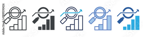 Trend icon set multiple style collection