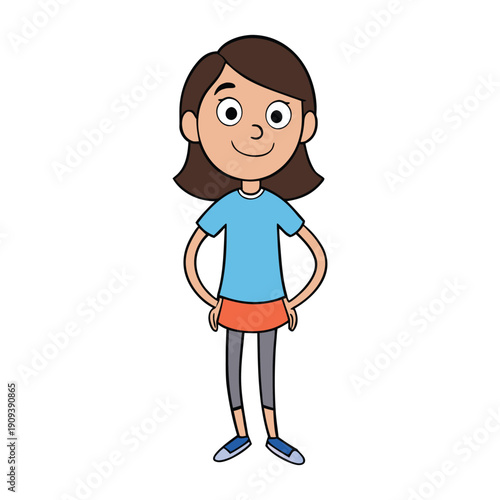 Positive girl rocking a comfy graphic tee with uplifting vibes, confident smile, and casual style. Perfect for everyday wear, spreading optimism, self-love, and cheerful energy.
