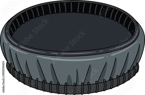 Inflatable swimming pool for garden backyard fun or pet cooling bath accessory for summer home leisure and water play activities