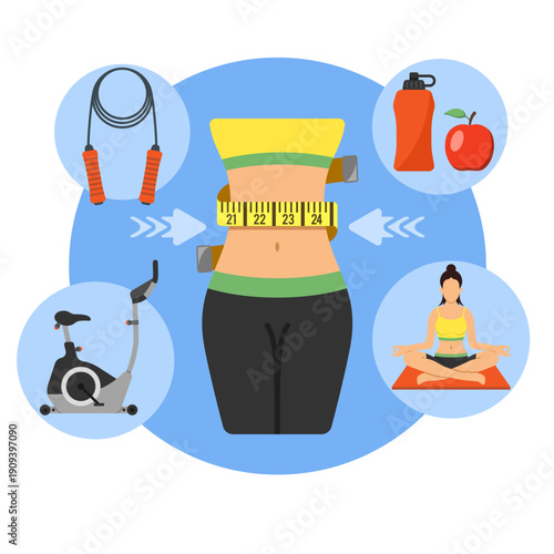 Healthy Lifestyle and Fitness Concept