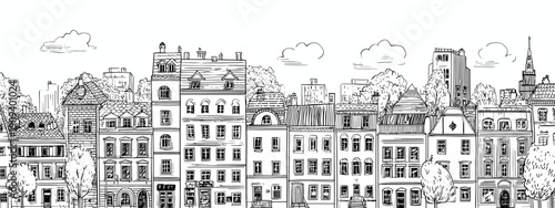 old town in the city