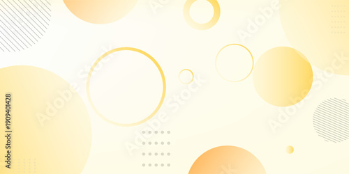 Geometric banner background orange and yellow gradations pattern shape.modern vector eps 10