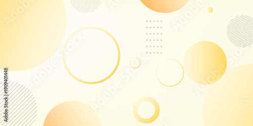 Geometric banner background orange and yellow gradations pattern shape.modern vector eps 10