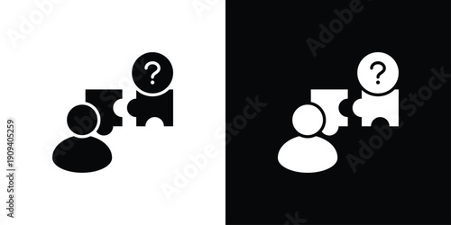 Difficulty Icon Sheet Multiple Style Collection Isolated Vector