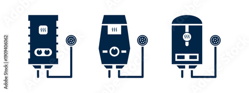 water heater icon vector illustration. water heater icon in flat style.