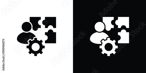 Strategy development Icon Sheet Multiple Style Collection Isolated Vector