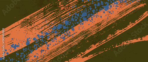 abstract grunge background, with paint strokes and splashes