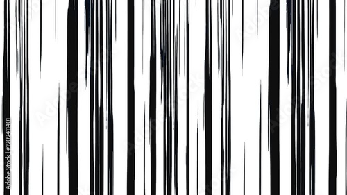 Comic black Speed ​​Line. Animation of black anime, manga speed line background. vertical speed line on white background