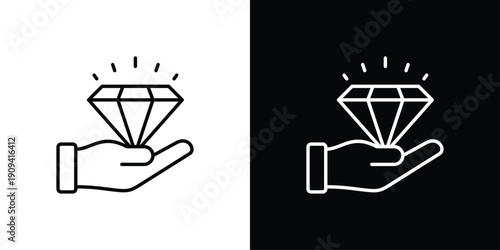 Values Icon Sheet Multiple Style Collection Isolated Vector