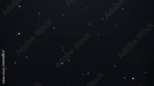 Blur particles circle rotate on color background. Glittering Particles With Bokeh.