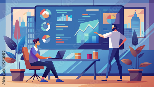 business woman with laptop