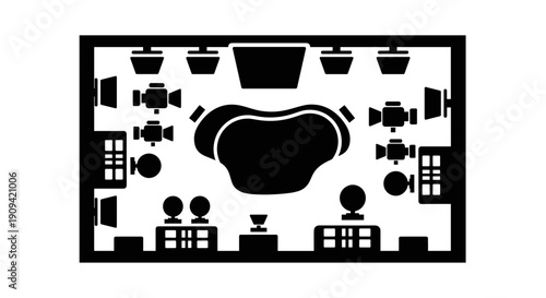 Film and television production studio.