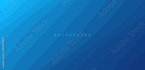 Abstract wavy background. Blue gradient. 3D effect. Vector illustration for brochure, poster, presentation, cover, screen, flyer or banner.