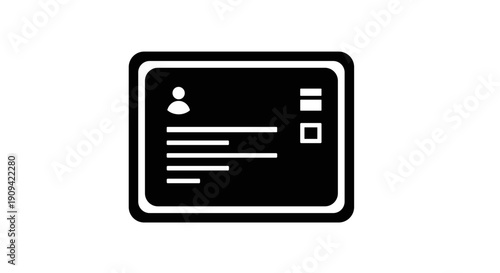 ID card identification document.