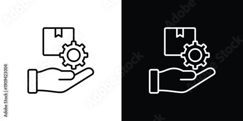 Product management Icon Sheet Multiple Style Collection Isolated Vector