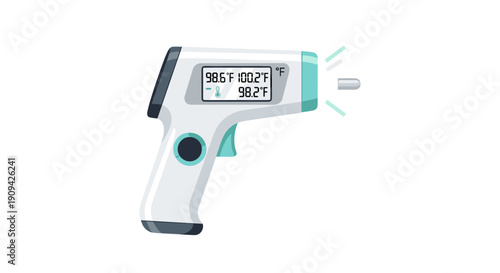Digital Infrared Thermometer Gun Device.