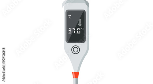 Digital Thermometer with Temperature Reading 1.