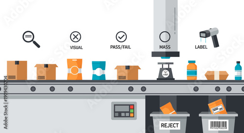 Automated Packaging Inspection and Labeling System.