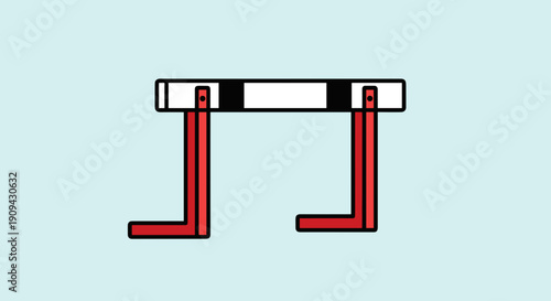 Hurdle for Athletics and Running Events.