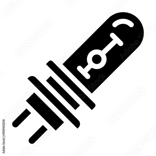 Headlight Bulb Automotive line icon