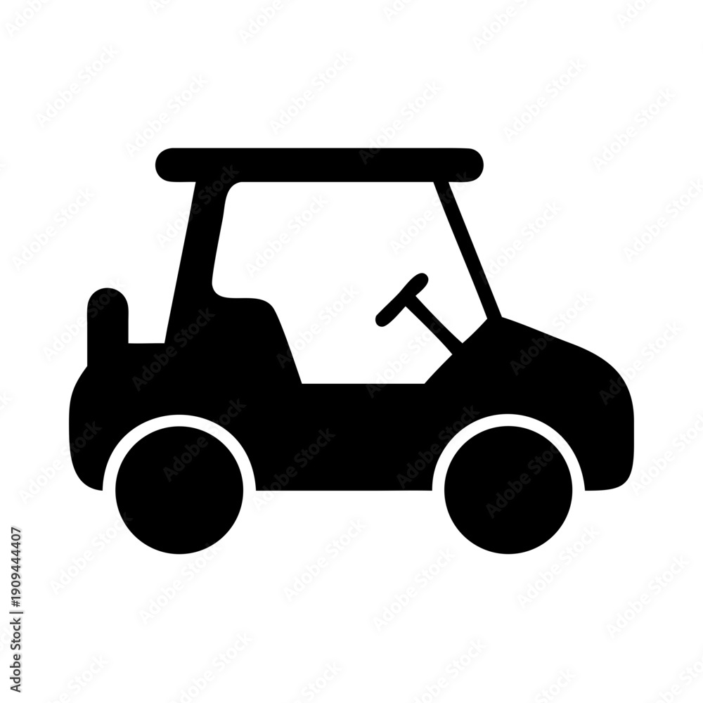 Fototapeta premium Car Icon Black Silhouette on White BackgroundSedan Car Icon Black Silhouette on White BackgroundModern Car Icon Black Silhouette on White BackgroundSports Car Icon Black Silhouette on White Back
