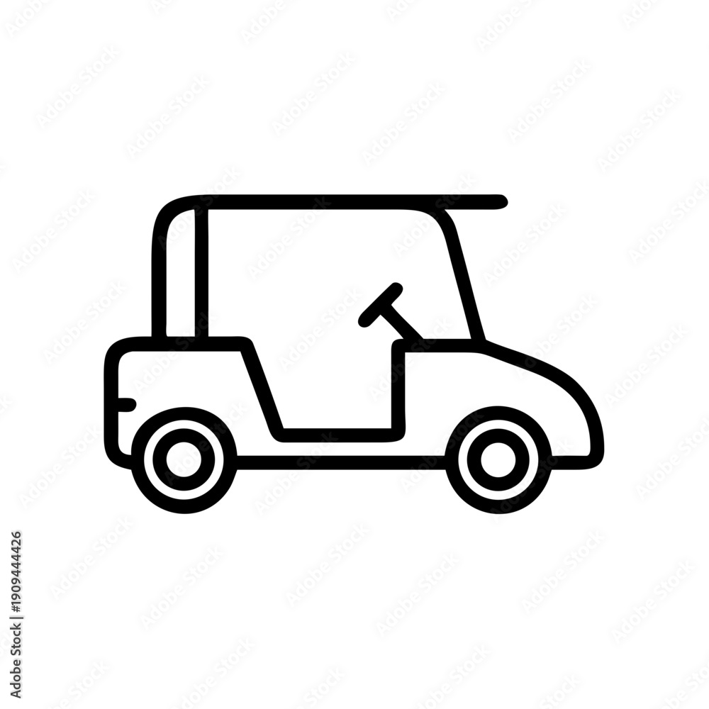 Fototapeta premium Car Icon Black Silhouette on White BackgroundSedan Car Icon Black Silhouette on White BackgroundModern Car Icon Black Silhouette on White BackgroundSports Car Icon Black Silhouette on White Back
